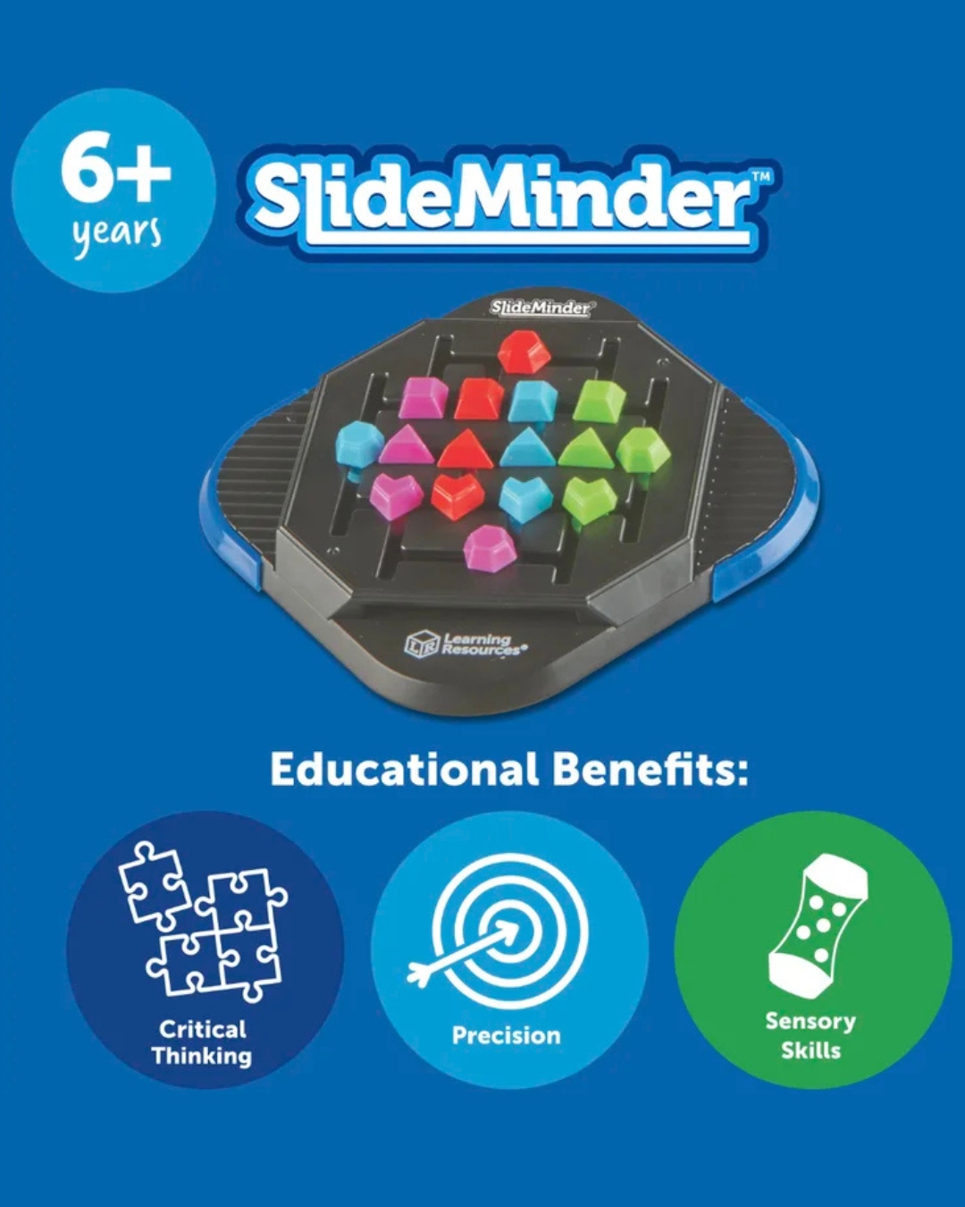 Learning Resources – Tvarová skládačka Slideminder (SlideMinder Game) 1
